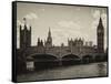 Houses of Parliament and Westminster Bridge - Big Ben - City of London - UK - England-Philippe Hugonnard-Framed Stretched Canvas