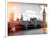 Houses of Parliament and Westminster Bridge - Big Ben - City of London - UK - England-Philippe Hugonnard-Framed Photographic Print
