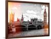 Houses of Parliament and Westminster Bridge - Big Ben - City of London - UK - England-Philippe Hugonnard-Framed Photographic Print