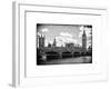 Houses of Parliament and Westminster Bridge - Big Ben - City of London - UK - England-Philippe Hugonnard-Framed Photographic Print