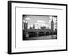 Houses of Parliament and Westminster Bridge - Big Ben - City of London - UK - England-Philippe Hugonnard-Framed Photographic Print