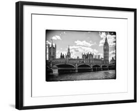 Houses of Parliament and Westminster Bridge - Big Ben - City of London - UK - England-Philippe Hugonnard-Framed Photographic Print