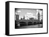 Houses of Parliament and Westminster Bridge - Big Ben - City of London - UK - England-Philippe Hugonnard-Framed Stretched Canvas