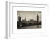 Houses of Parliament and Westminster Bridge - Big Ben - City of London - UK - England-Philippe Hugonnard-Framed Art Print