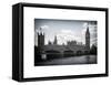 Houses of Parliament and Westminster Bridge - Big Ben - City of London - UK - England-Philippe Hugonnard-Framed Stretched Canvas