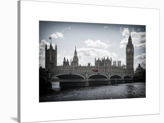 Houses of Parliament and Westminster Bridge - Big Ben - City of London - UK - England-Philippe Hugonnard-Stretched Canvas