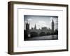 Houses of Parliament and Westminster Bridge - Big Ben - City of London - UK - England-Philippe Hugonnard-Framed Art Print