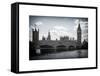 Houses of Parliament and Westminster Bridge - Big Ben - City of London - UK - England-Philippe Hugonnard-Framed Stretched Canvas