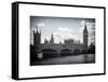 Houses of Parliament and Westminster Bridge - Big Ben - City of London - UK - England-Philippe Hugonnard-Framed Stretched Canvas