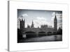 Houses of Parliament and Westminster Bridge - Big Ben - City of London - UK - England-Philippe Hugonnard-Stretched Canvas