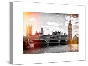 Houses of Parliament and Westminster Bridge - Big Ben - City of London - UK - England-Philippe Hugonnard-Stretched Canvas