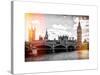 Houses of Parliament and Westminster Bridge - Big Ben - City of London - UK - England-Philippe Hugonnard-Stretched Canvas