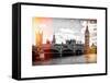 Houses of Parliament and Westminster Bridge - Big Ben - City of London - UK - England-Philippe Hugonnard-Framed Stretched Canvas