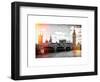 Houses of Parliament and Westminster Bridge - Big Ben - City of London - UK - England-Philippe Hugonnard-Framed Art Print