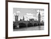 Houses of Parliament and Westminster Bridge - Big Ben - City of London - UK - England-Philippe Hugonnard-Framed Art Print