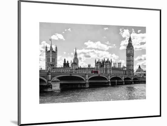 Houses of Parliament and Westminster Bridge - Big Ben - City of London - UK - England-Philippe Hugonnard-Mounted Art Print