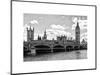 Houses of Parliament and Westminster Bridge - Big Ben - City of London - UK - England-Philippe Hugonnard-Mounted Art Print