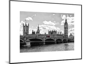 Houses of Parliament and Westminster Bridge - Big Ben - City of London - UK - England-Philippe Hugonnard-Mounted Art Print