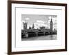 Houses of Parliament and Westminster Bridge - Big Ben - City of London - UK - England-Philippe Hugonnard-Framed Art Print