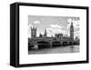 Houses of Parliament and Westminster Bridge - Big Ben - City of London - UK - England-Philippe Hugonnard-Framed Stretched Canvas