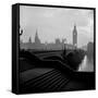 Houses of Parliament as Seen across Westminster Bridge at Dawn-null-Framed Stretched Canvas