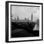 Houses of Parliament as Seen across Westminster Bridge at Dawn-null-Framed Photographic Print