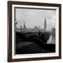 Houses of Parliament as Seen across Westminster Bridge at Dawn-null-Framed Photographic Print