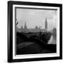 Houses of Parliament as Seen across Westminster Bridge at Dawn-null-Framed Photographic Print