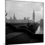 Houses of Parliament as Seen across Westminster Bridge at Dawn-null-Mounted Photographic Print