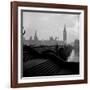 Houses of Parliament as Seen across Westminster Bridge at Dawn-null-Framed Photographic Print