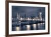 Houses of Parliament at Night-null-Framed Art Print