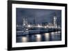 Houses of Parliament at Night-null-Framed Art Print