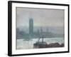 Houses of Parliament, Early Evening, 1898-Childe Hassam-Framed Giclee Print