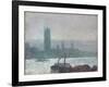 Houses of Parliament, Early Evening, 1898-Childe Hassam-Framed Giclee Print