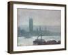 Houses of Parliament, Early Evening, 1898-Childe Hassam-Framed Giclee Print