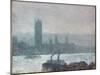 Houses of Parliament, Early Evening, 1898-Childe Hassam-Mounted Giclee Print