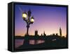 Houses of Parliament from the South Bank, London-Charles Bowman-Framed Stretched Canvas