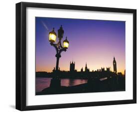 Houses of Parliament from the South Bank, London-Charles Bowman-Framed Photographic Print