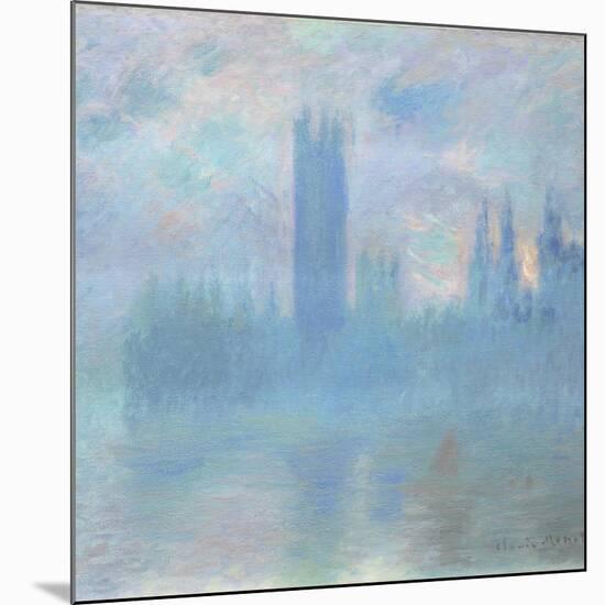 Houses of Parliament, London, 1900-01-Claude Monet-Mounted Giclee Print