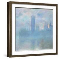 Houses of Parliament, London, 1900-01-Claude Monet-Framed Giclee Print