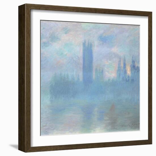 Houses of Parliament, London, 1900-01-Claude Monet-Framed Giclee Print