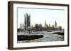 Houses of Parliament, London, 20th Century-null-Framed Giclee Print