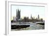 Houses of Parliament, London, 20th Century-null-Framed Giclee Print