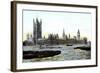 Houses of Parliament, London, 20th Century-null-Framed Giclee Print