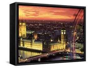 Houses of Parliament, London, England-Doug Pearson-Framed Stretched Canvas