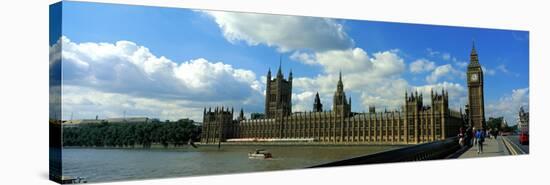 Houses of Parliament London England-null-Stretched Canvas