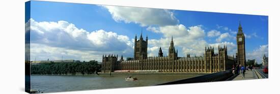 Houses of Parliament London England-null-Stretched Canvas