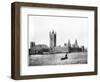 Houses of Parliament, London, Late 19th Century-John L Stoddard-Framed Giclee Print