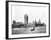 Houses of Parliament, London, Late 19th Century-John L Stoddard-Framed Giclee Print