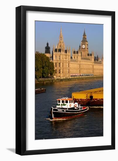 Houses of Parliament, London-Peter Thompson-Framed Photographic Print